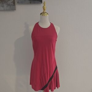 Fila Pink Halter Mini Dress with Black Accent